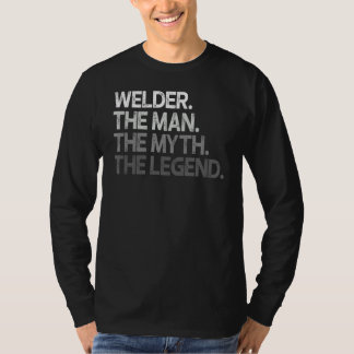 Camiseta Welder The Man Myth Legend