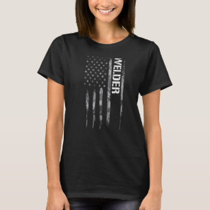 Camiseta Welder Welder American Flag Sayings