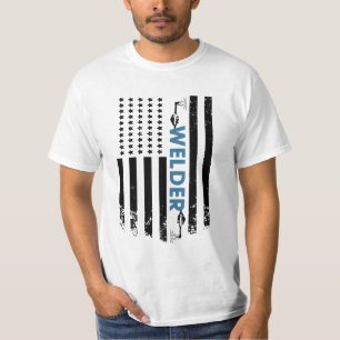 Camiseta Welding - American Welder Flag
