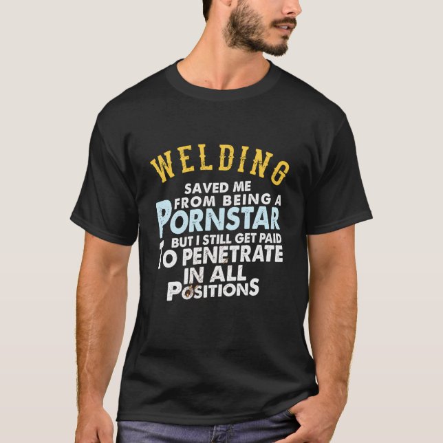 Camiseta Welding Proud Welder For Friend Or Husband (Frente)