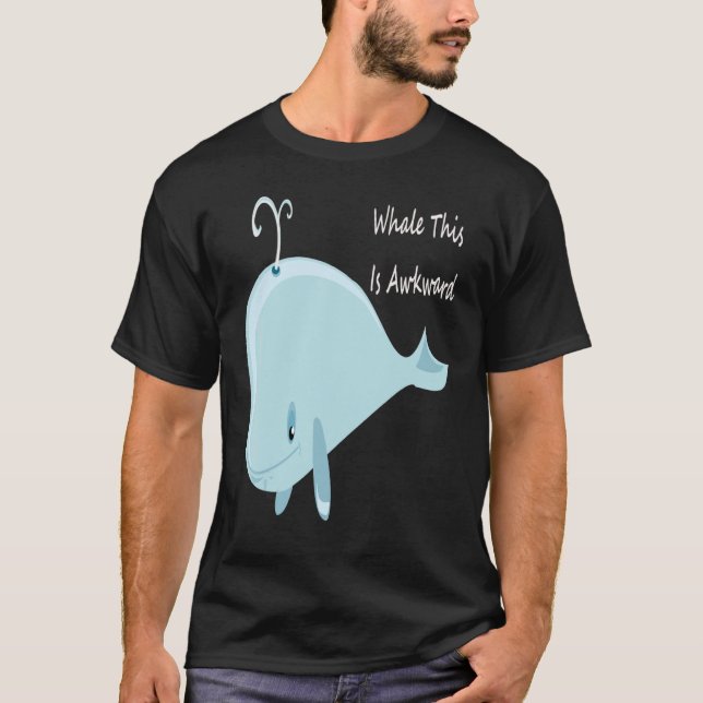 Camiseta Well This Is Awkward  Whale This Is Awkward Tee (Frente)