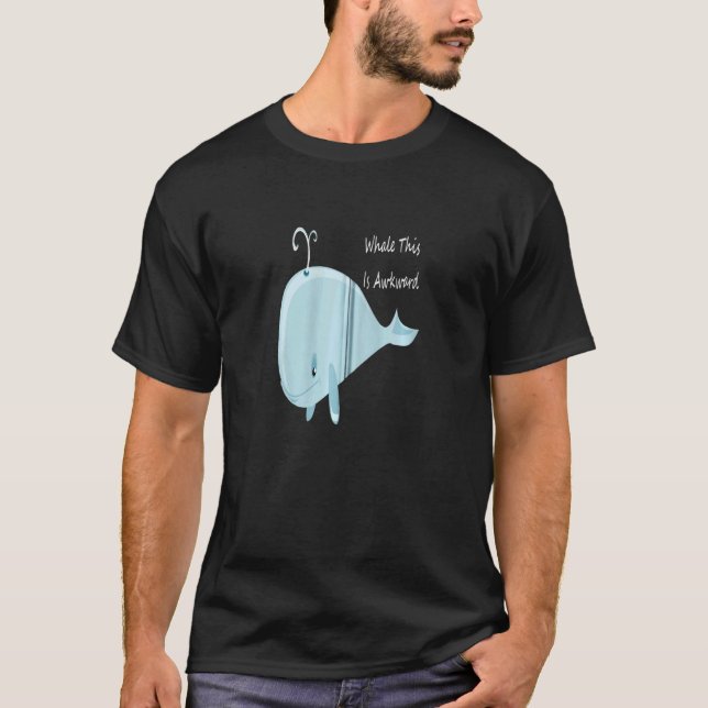 Camiseta Well This Is Awkward  Whale This Is Awkward Zip Ho (Frente)