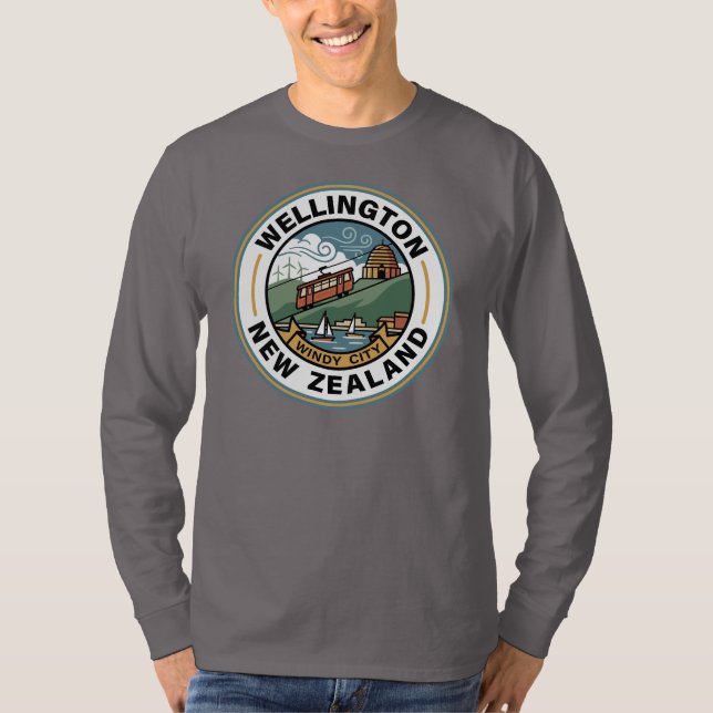 Camiseta Wellington Nova Zelândia (Frente)