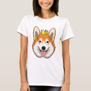 Camiseta Welsh Corgi com Coroa