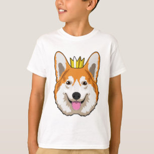 Camiseta Welsh Corgi com Coroa