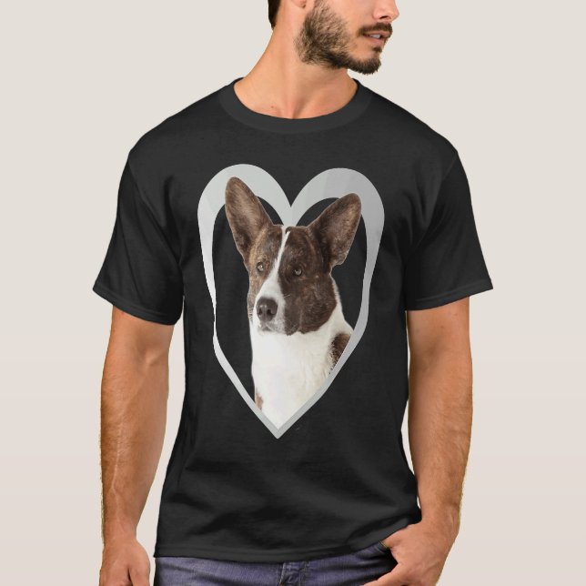 Camiseta Welsh Corgi Dog Heardigan Welsh Corgi (Frente)