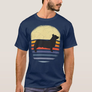 Camiseta Welsh Corgi Dog Retro Premium T-Shirt Copy Copy Co