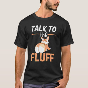 Camiseta Welsh Corgi Fala Com O Dono do Cachorro Fofinho