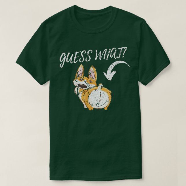 Camiseta Welsh Corgi Legal Adivinha Qual É O Distrito De Pe (Frente do Design)