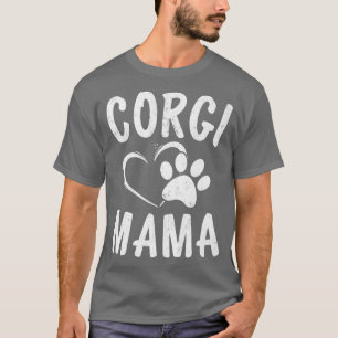 Camiseta Welsh Corgi Mama Gift Pet Lover Roupa Dog Mo