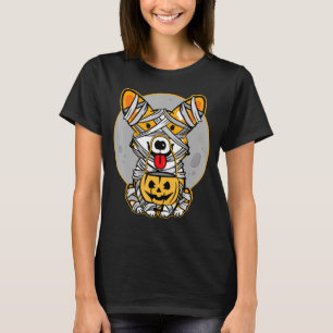 Camiseta Welsh Corgi Mummy Cute Halloween Desenhar