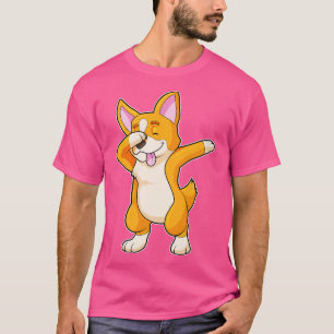 Camiseta Welsh Corgi no Hip Hop Dance Dab