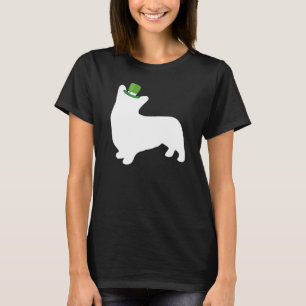 Camiseta Welsh Corgi Pembroke Duende Irlandês St Patrick D