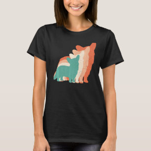 Camiseta Welsh Corgi Retro Vintage Tshirt Para Cachorros