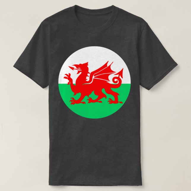 Camiseta Welsh Dragon (Frente do Design)