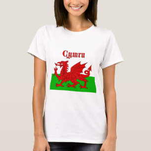 Camiseta Welsh Flag Cymru