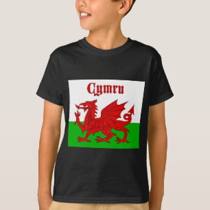 Camiseta Welsh Flag Cymru