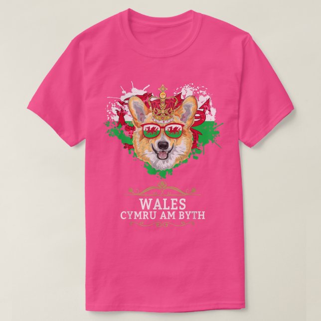 Camiseta Welsh Flag Idea For Kids & Welsh Epats With Welsh  (Frente do Design)