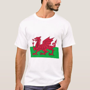Camiseta Welsh Flag (País de Gales) (Welsh Dragon)