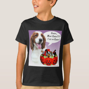Camiseta Welsh Springer Spaniel Halloween Candy