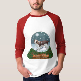 Camiseta Welsh Springer Spaniel presentes de Natal