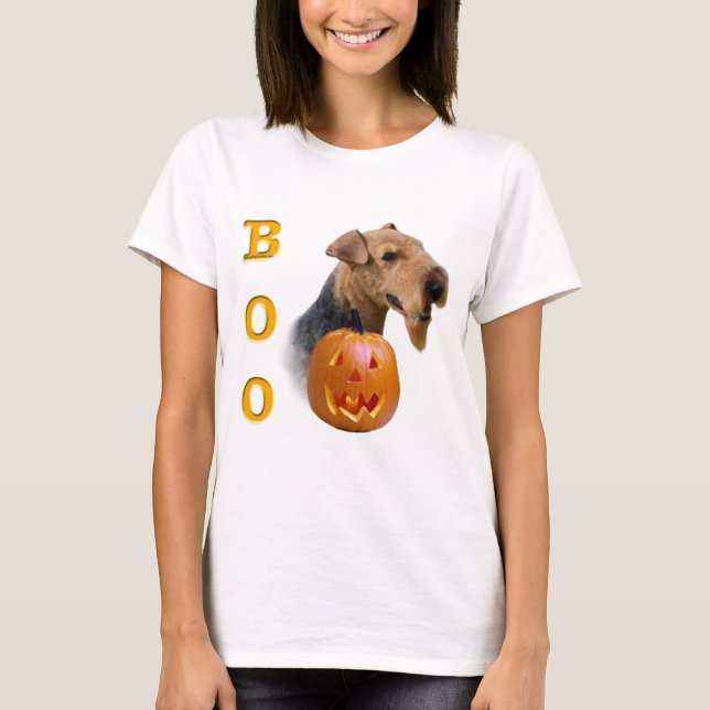 Camiseta Welsh Terrier Boo (Frente)