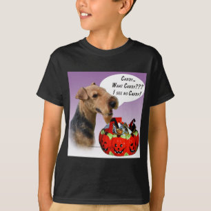 Camiseta Welsh Terrier Halloween Candy