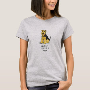 Camiseta Welsh Terrier Mãe - Cachorro Bonito Mãe