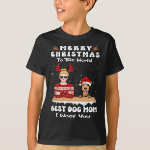 Camiseta Welsh Terrier Natal Para A Melhor Mãe De Cachorro 
