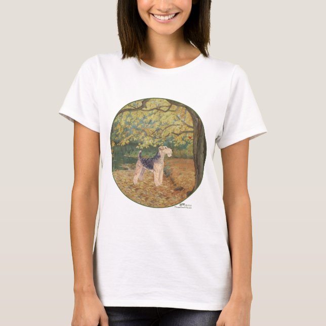 Camiseta Welsh Terriers Autumn Visitor (Frente)