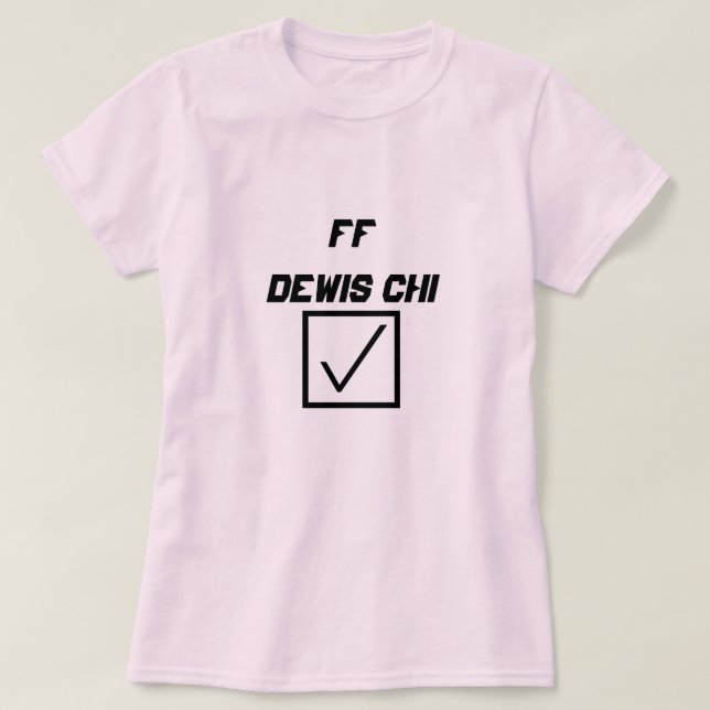 Camiseta Welsh Word ff dewis chi (Frente do Design)