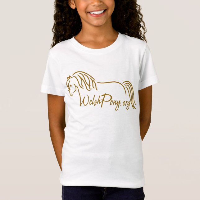 Camiseta WelshPonyLogo10x10 Brown (Frente)