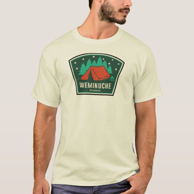 Camiseta Weminuche Wilderness Colorado Camping (Frente)