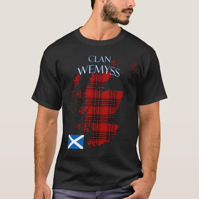 Camiseta Wemyss Scottish Clan Tartan Scotland (Frente)