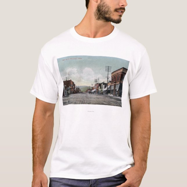 Camiseta Wenatchee, WashingtonView da rua principal (Frente)