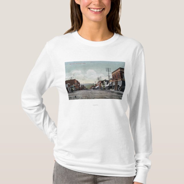 Camiseta Wenatchee, WashingtonView da rua principal (Frente)