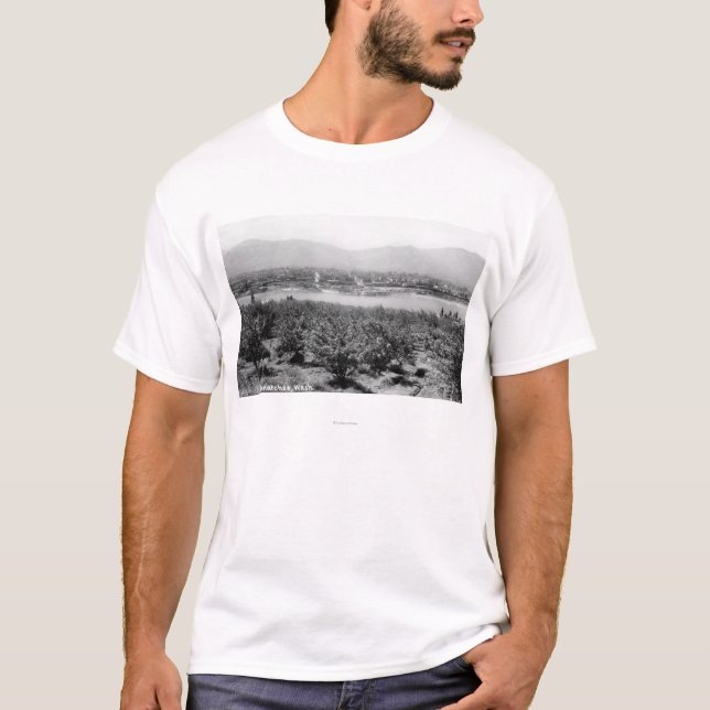Camiseta Wenatchee, WashingtonView do rio e (Frente)