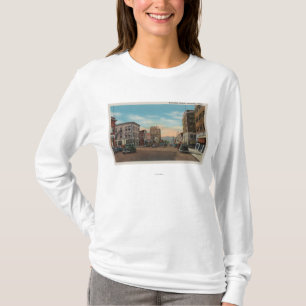 Camiseta Wenatchee, WAView da avenida de Wenatchee