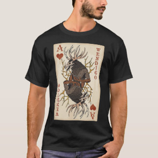 Camiseta Wendigo - Cartão de Reprodução Criptid Original Ta