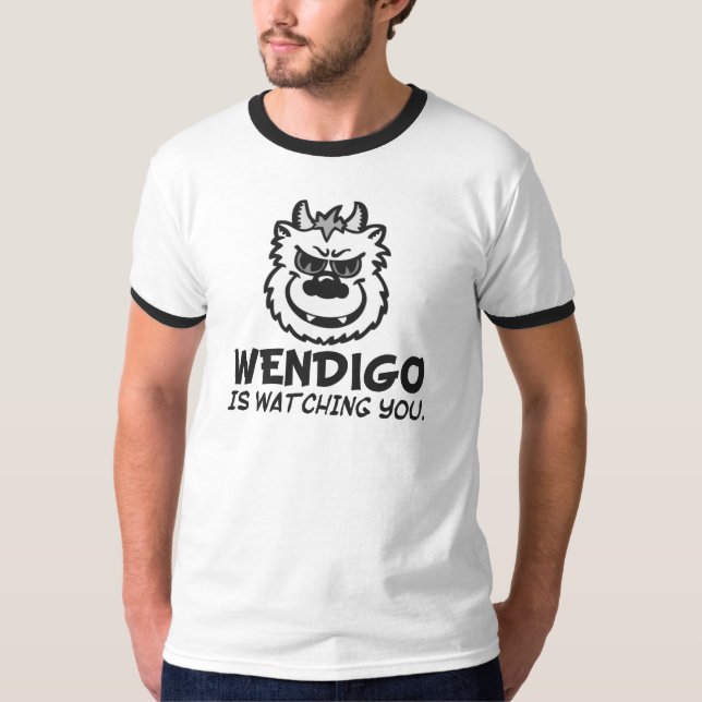 Camiseta Wendigo está olhando-o (Frente)