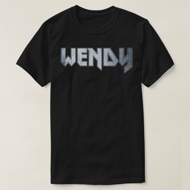 Camiseta Wendy Heavy Metal (Frente do Design)