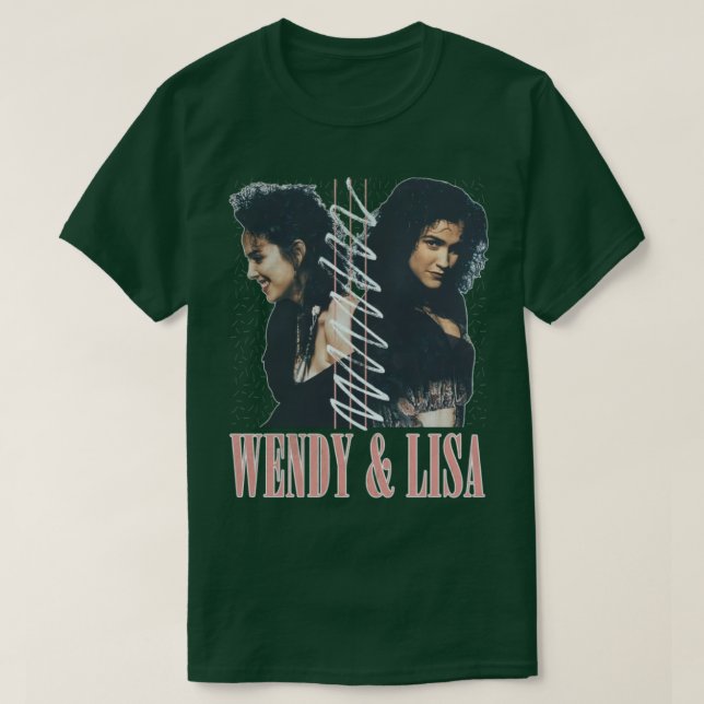 Camiseta Wendy Lisa Retro Fan Design (Frente do Design)
