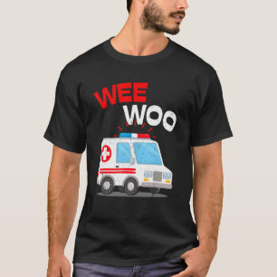 Camiseta Weo Ambulance AMR. EMS EMT Emergência paramédica