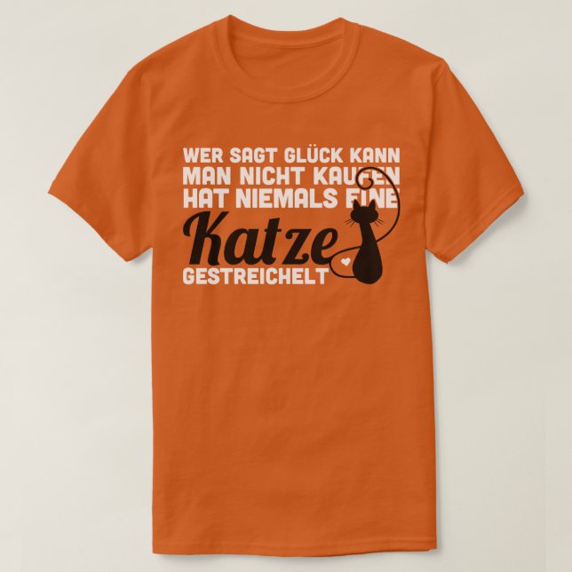 Camiseta Wer sagt Gluck kann man nicht kaufen (Frente do Design)