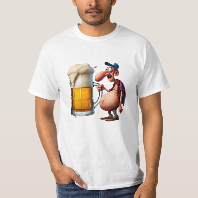 Camiseta Wer trägt meine Maß Bier auf das Volksfest (Frente)
