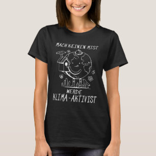 Camiseta Werde Klimaaktivist Clima do Aquecimento Global