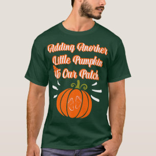 Camiseta Were Adding A Pumpkin To Our Patch Pregnancy Costu