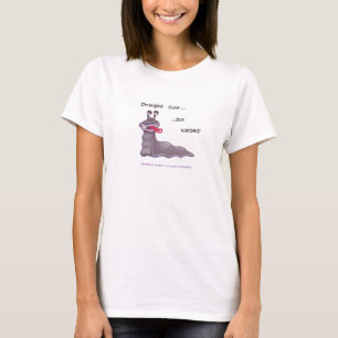 Camiseta WereSlug estranha bonito mas entortado - t-shirt