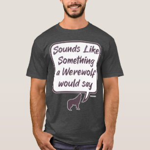 Camiseta Werewolf Funny Party Game Acusa De Dizer