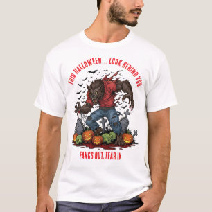 Camiseta 🐺 ♥️ Werewolf Halloween Horror Tee 🎃